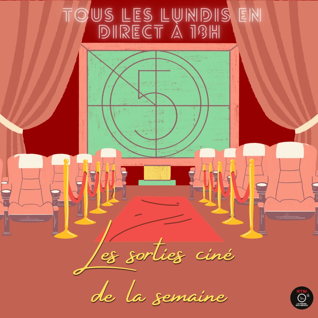 Venez découvrir notre nouvelle émission Les Sorties ciné de la semaine ! 🎙

À écouter en direct tous les lundis à 18h ou en replay sur notre site internet.📻 

⬇️Voici le liens de notre première édition: ⬇️
rtm33.fr/podcasts/sorti…
