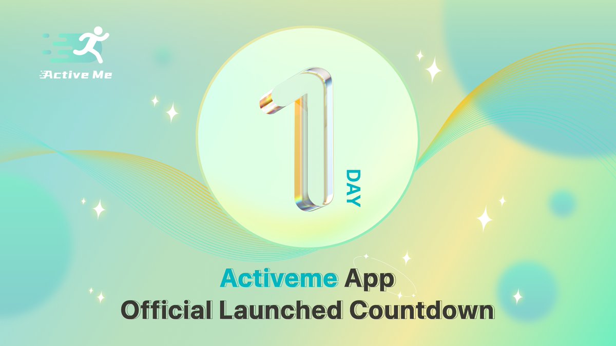 🏋️Web3's first free fitness app
🧐One more day to go, ready?