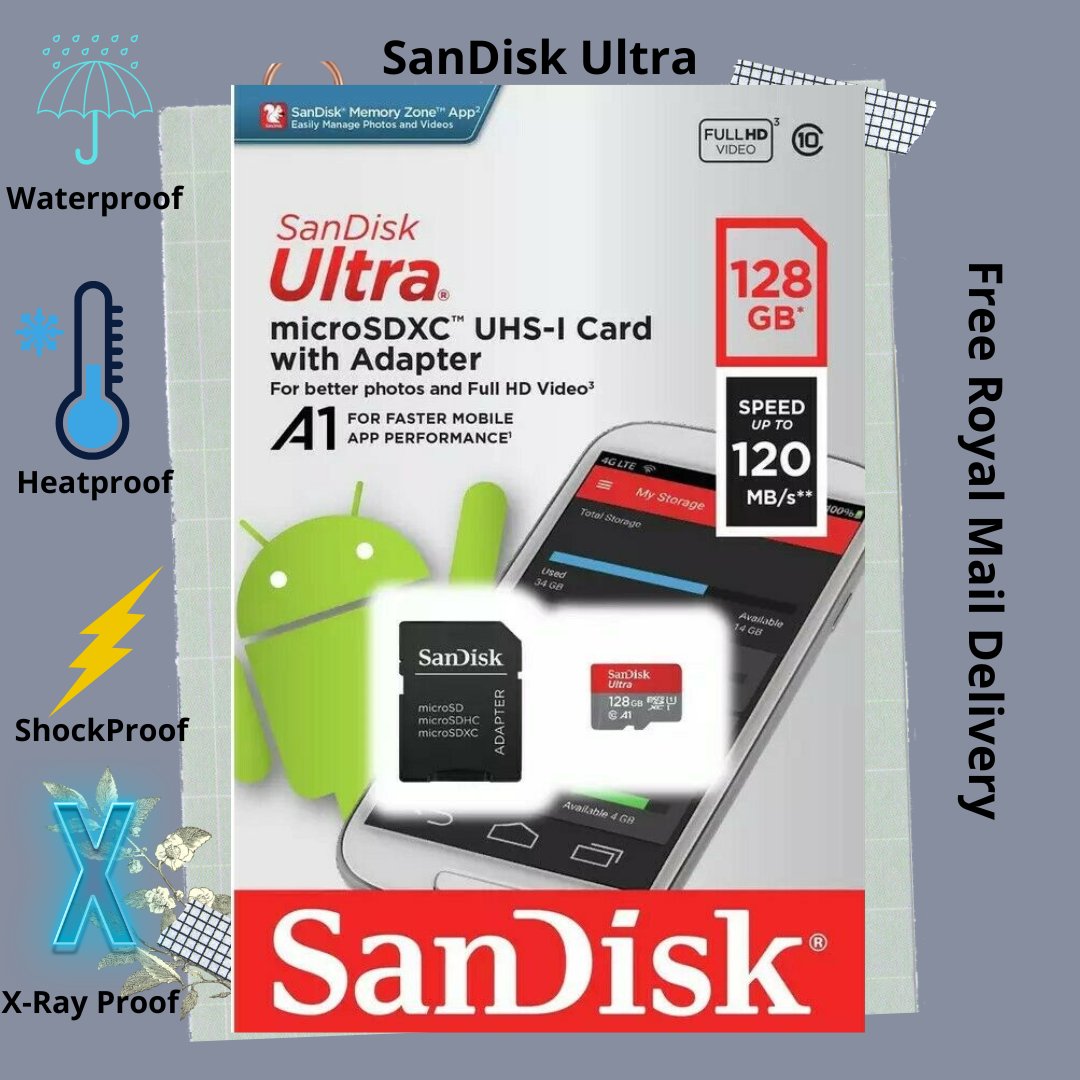 TravelMobileSim's tweet photo. The professional choice for reliability, performance, and uncompromising image and Full HD video.Transfer pictures and videos from the card to your PC at a rate of up to 120MB/s.Rated A1 for faster loading and in-app performance.
https://t.co/jEOk7maRgw https://t.co/xakcxInyQJ