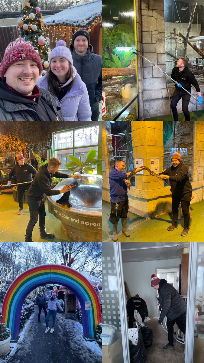 Yesterday we had our first group volunteering session at 5 Sisters Zoo! 🐱

A (very cold) successful day for the team who got the chance to meet a few animals too ❄️

Keep your eyes peeled for more of our team volunteering in the new year.

#peacerecruitment