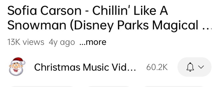 ev3_SN's tweet image. Chillin' Like a Snowman-Sofia Carson