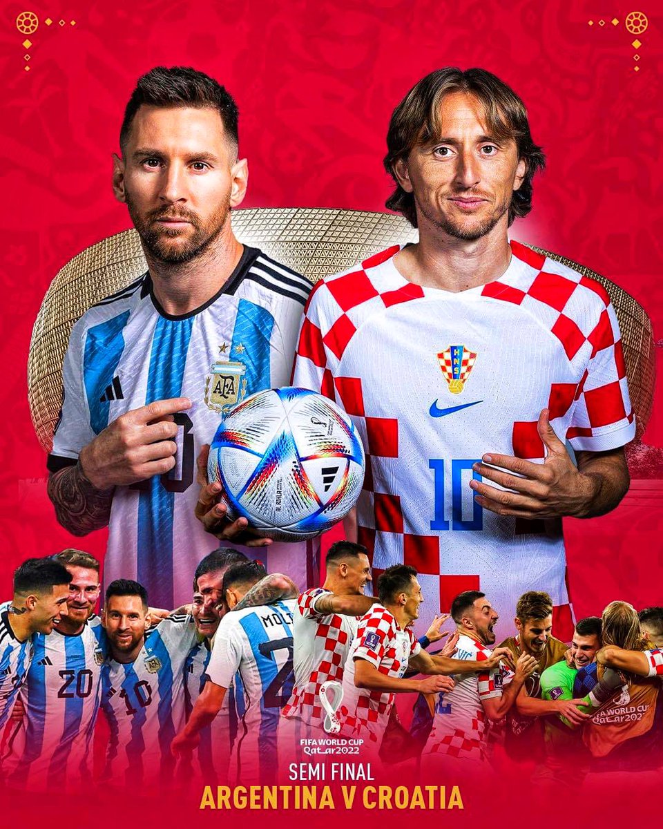 alimo_philip's tweet photo. 🇦🇷🇭🇷Argentina vs Croatia Head to Head Records;

🏟️ 1994:Croatia 0-0 Argentina-Friendly
🌎 1998:Argentina 1-0 Croatia-World Cup
🏟️ 2006:Croatia 3-2 Argentina-Friendly
🏟️ 2014:Argentina 2-1 Croatia-Friendly
🌎 2018:Argentina 0-3 Croatia-World Cup

#FIFAWorldCup|#ARG|#ARGCRO https://t.co/qKykCJCUX9