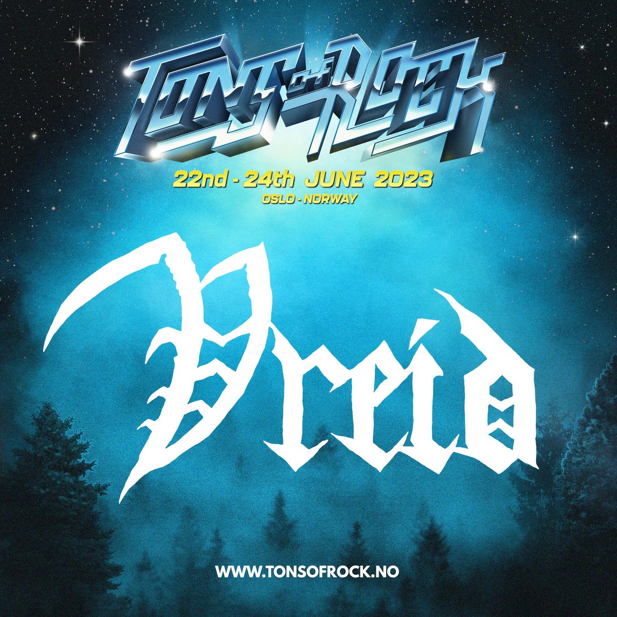 Vreid confirmed for Tons of Rock 2023!!