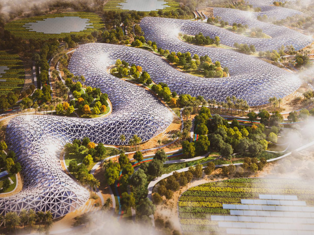 CWMiddleEast's tweet photo. 𝐀𝐠𝐫𝐢 𝐇𝐮𝐛: @URB has announced the development of the world’s largest agritourism destination in #Dubai.  
The project will be 100% powered by renewable energy and will provide 100% water recycling facilities. Click the link for more details: https://t.co/KDY6pSe1YQ
#Agrihub https://t.co/dCwE19Asrb