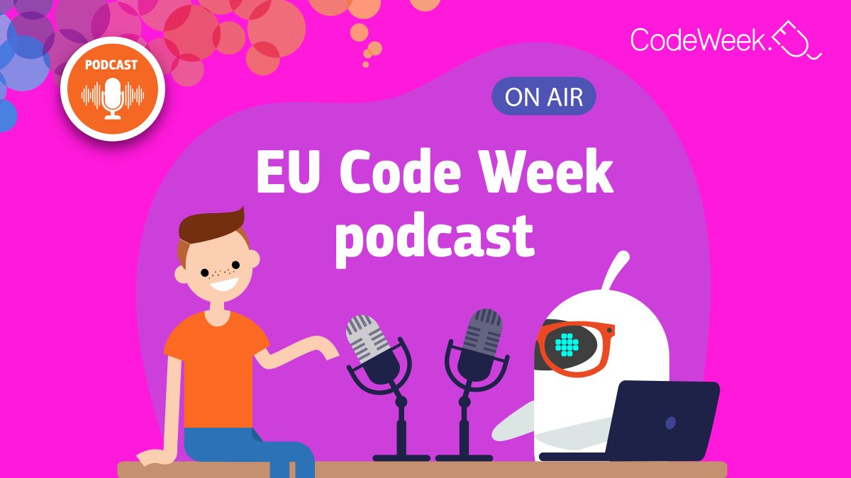 CodeWeekEU's tweet image. Can coding drive creativity and innovation in the classroom you ask? 🤔
Absolutely! 🎉
Our latest #CodeWeek podcast explains how: codeweek.eu/podcast/24 #CodeWeek2022