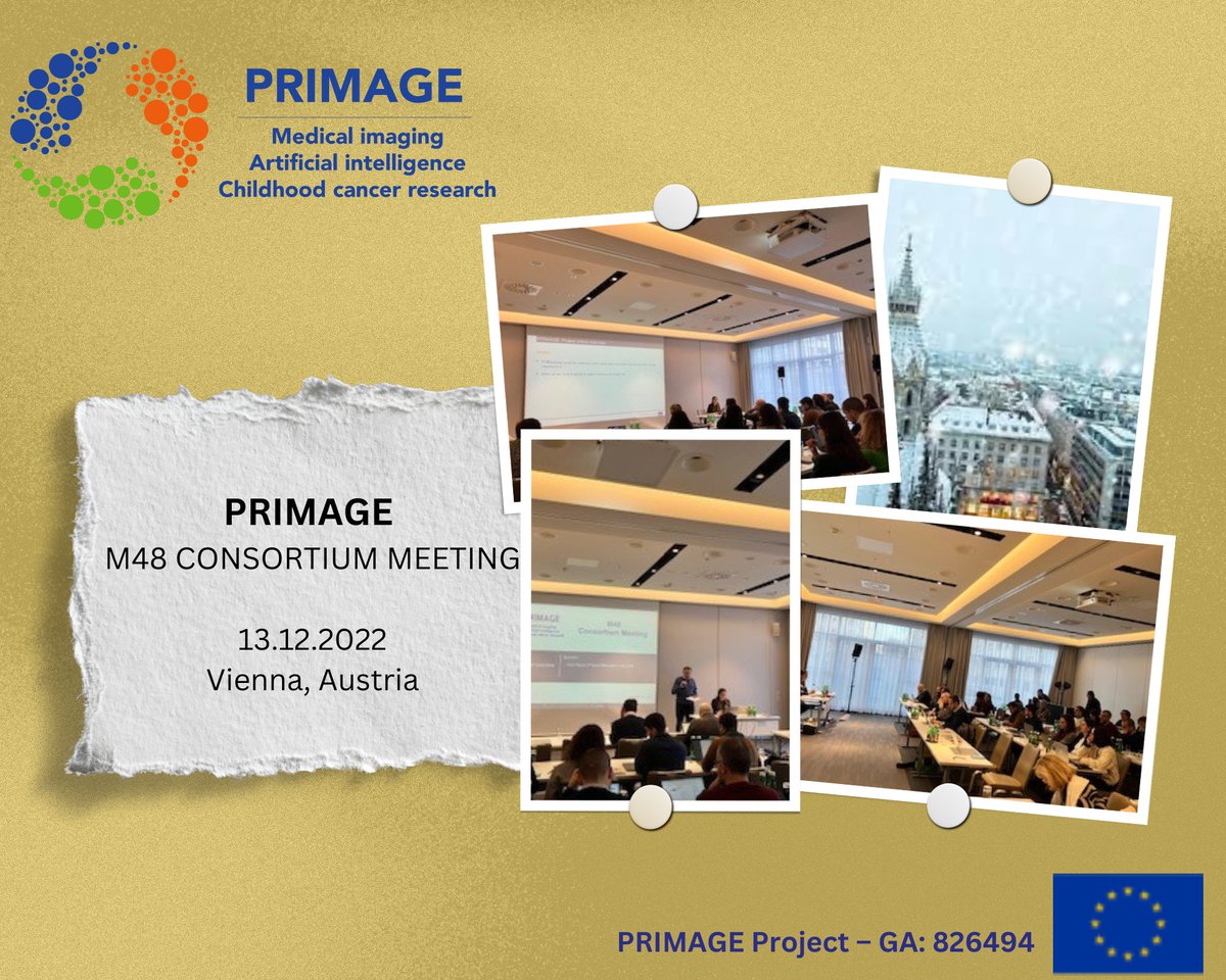 primage_project's tweet photo. 🎗️Dr. Luís Martí-Bonmatí, #PRIMAGEProject Coordinator kicked off the M48 Consortium Meeting 🇦🇹
It has been a productive morning with many updates from #PRIMAGEProject technical partners including web platform, backend infrastructure and interactive tools for data exploration 🖥️ https://t.co/gf9u5rLlUL