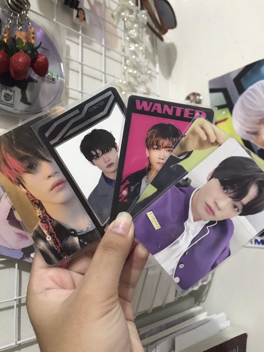 chenjinrak's tweet photo. wts lfb || #chenjinrak_sells

~ P 100 each + pf 

t. chenle jaemin seasons greetings glitch mode universe id md yangdo pc  photocard ph https://t.co/yrr2HzO7CL