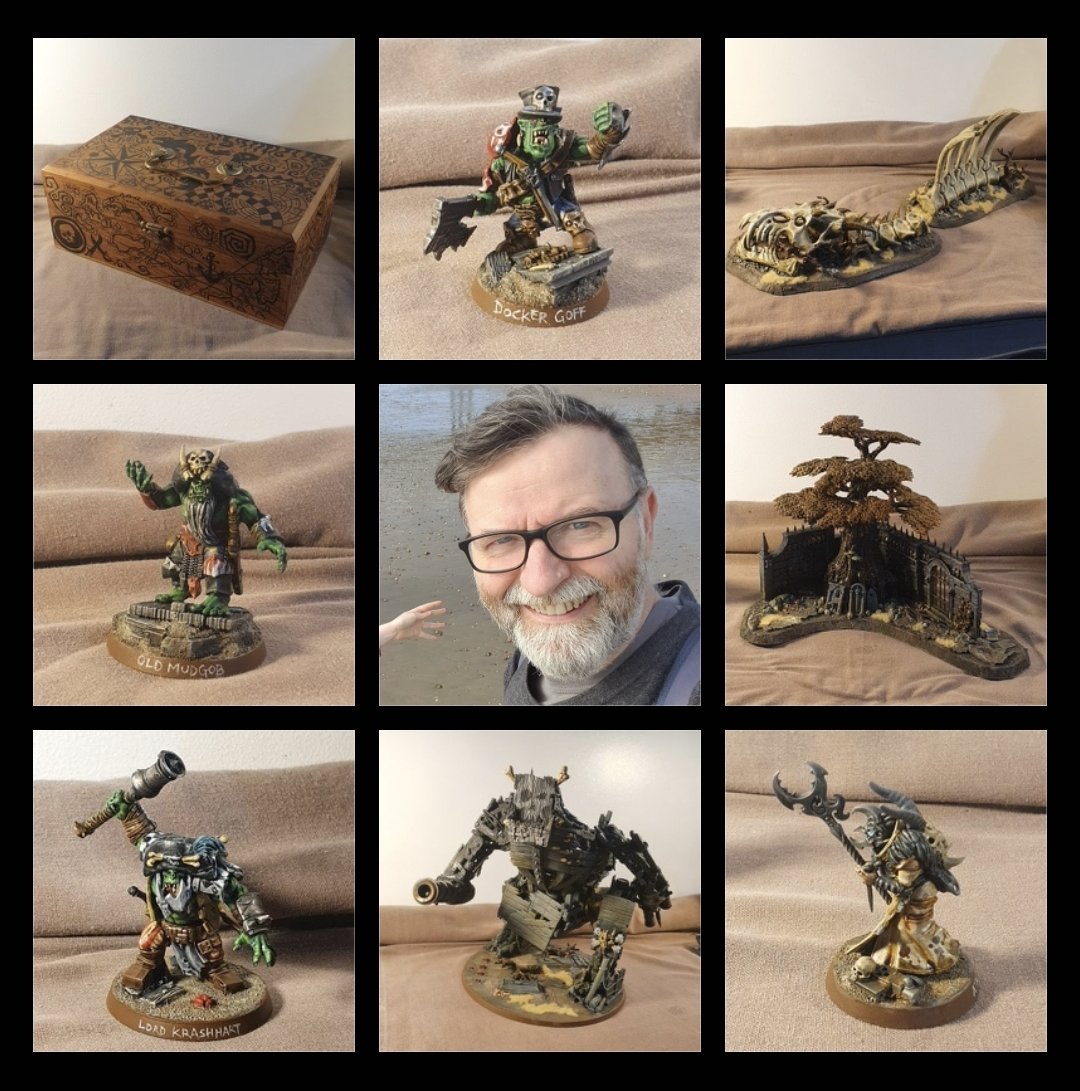 WarbossKurgan's tweet photo. My #ArtVsArtist2022 is mostly #PirateOrruks (shocking news I know!)
My year has been dominated by a welcome return to face-to-face gaming. I played 3 Warcry campaigns: #TheHarrowmarkTwistedOak then one for #AnimosityIV and another in AIVs aftermath.
#WarhammerCommunity https://t.co/K97cMIe9gn