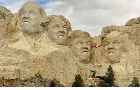 Mybeezness's tweet photo. Melt a Snowflake today, tell them Trump is your President. Someone was having fun with Photoshop, I think... https://t.co/I4zpPNhV0G