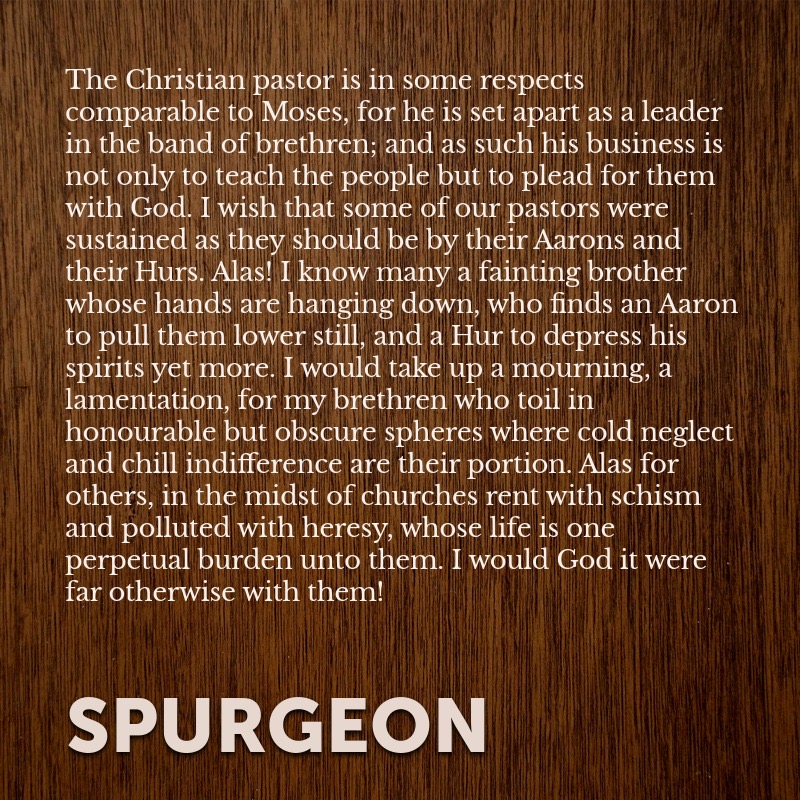 ReadingSpurgeon's tweet photo. Encourage your pastors.

#Spurgeon #s712 https://t.co/OCZNdgiMKp