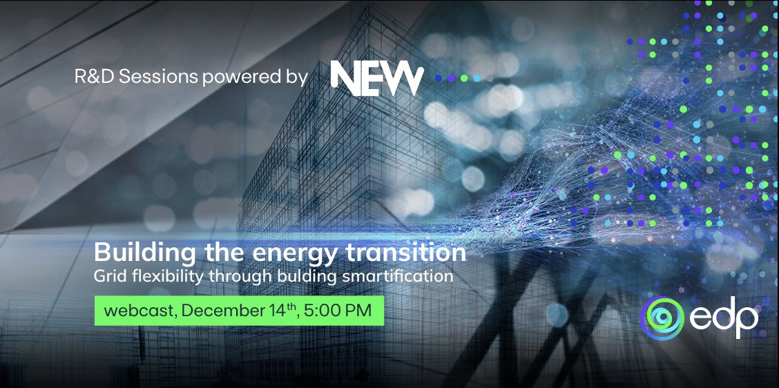 Smart2bP's tweet photo. Only 1️⃣ day left for the "Building the #energytransition" webinar!
🏢Wanna know how #smartbuildings relate to the ever-growing need for #systemflexibility⁉️
🗣️#Smart2B will be presented by @innovationatEDP
🗓️14 Dec 2022,⏰5PM Lisbon Time
Join us here🔗https://t.co/Tc7JWdwTYM https://t.co/1mCtzCxAqK