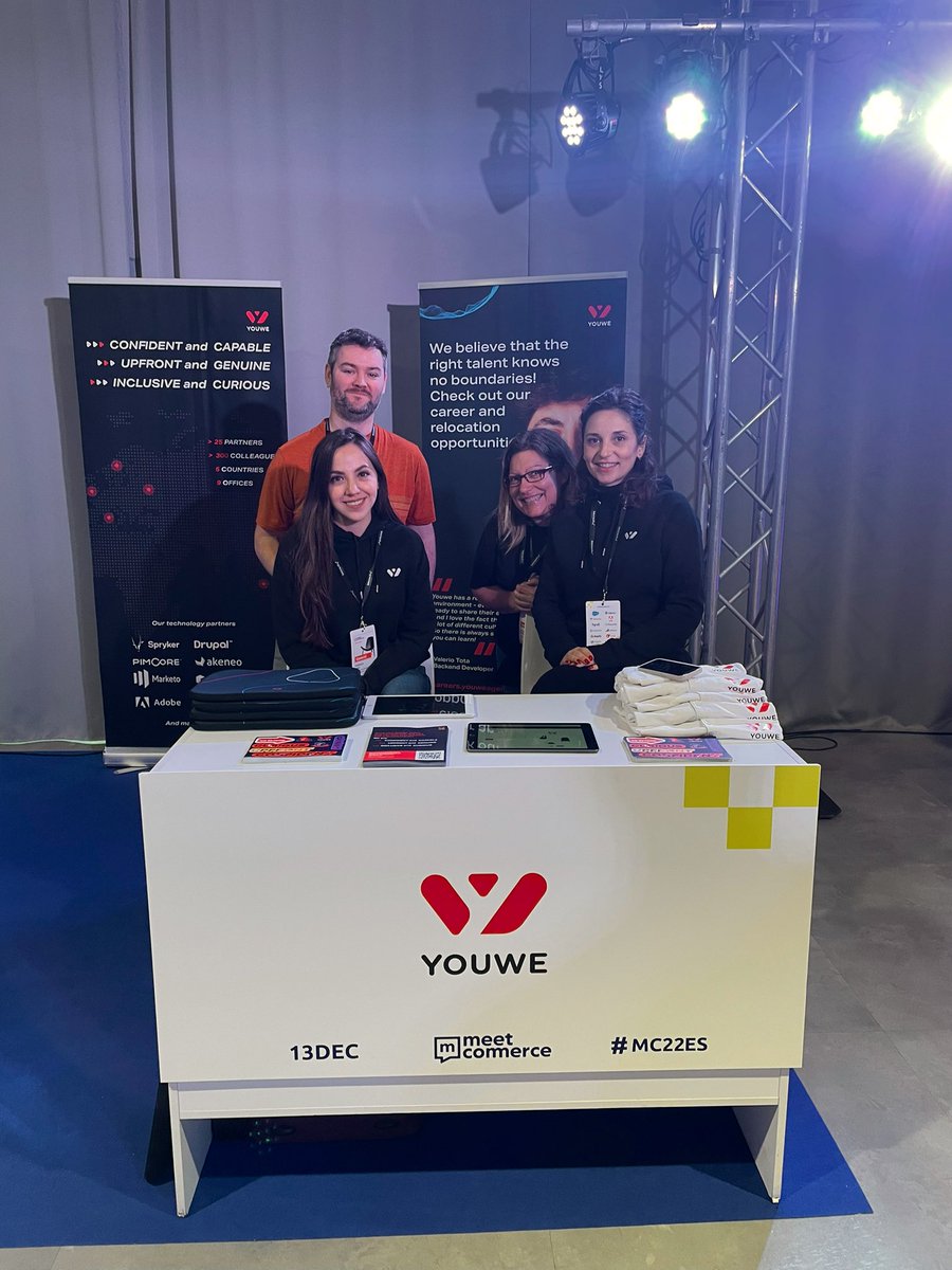 JohnHughes1984's tweet photo. Hey @MeetCommerceES 👋

If you want to test your PHP knowledge and try to win some swag, come stop by the @Youwe_global booth and say hello! 🙂

#MC22ES https://t.co/27WQpPkMhl