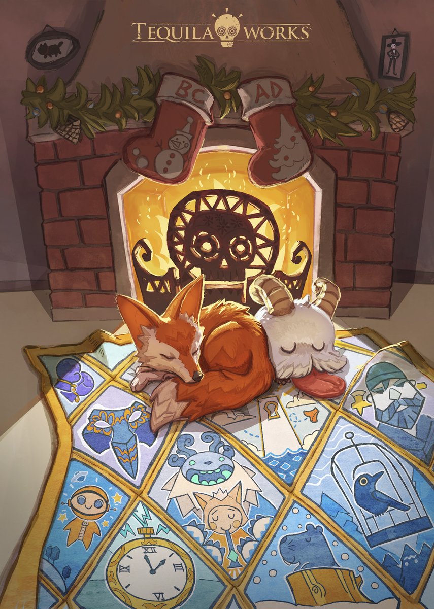 May the passion guide your journey 💫
Like a candle for your soul 🕯️
As hearth is the heart of a home 💙
And home is where heart belongs 💒
Since homes are made of hopes ☺️
And dreams and peace and laughs ✌️

⭐Happy holidays from Tequila Works!⭐

Beautiful art by <a href="/FanesPro/">Marco Giorgianni</a>