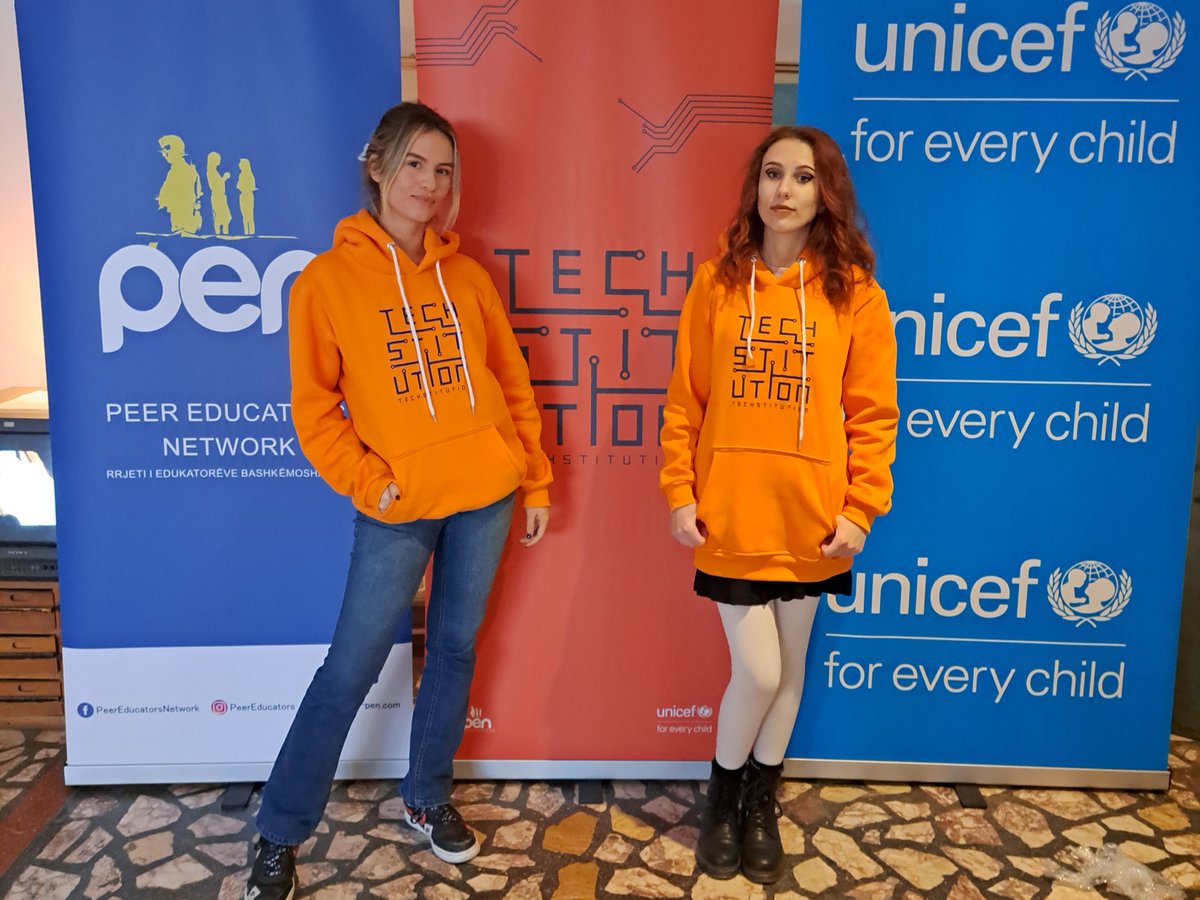 NGO_PEN's tweet photo. 🎉Today we are certifying the #Techstitutioners!🎉
🙋The followers of the #Techstitution program💻 from all over Kosovo have gathered today in Prishtina. For the past three months, these young men and women learned different programming languages. https://t.co/WVHiL7b9gP