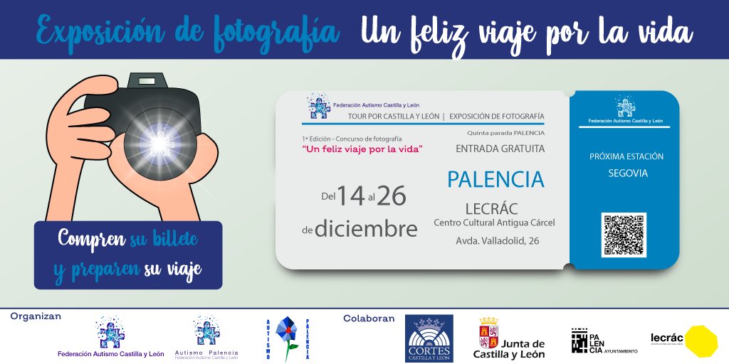 AutismoCyL (@autismocyl) on Twitter photo 📣Mañana 📆 14 de diciembre a las ⌚17 horas ⌚ inauguración de la Exposición 'Un feliz viaje por la vida' en el <a href="/LecracPalencia/">LECRAC PALENCIA</a>.📸
💙¡Te esperamos!💙
<a href="/autispal/">Autismo Palencia</a> <a href="/Cortes_CYL/">Cortes de Castilla y León</a> <a href="/PalenciaAyto/">Ayuntamiento de Palencia</a> 📣Mañana 📆 14 de diciembre a las ⌚17 horas ⌚ inauguración de la Exposición 'Un feliz viaje por la vida' en el <a href="/LecracPalencia/">LECRAC PALENCIA</a>.📸
💙¡Te esperamos!💙
<a href="/autispal/">Autismo Palencia</a> <a href="/Cortes_CYL/">Cortes de Castilla y León</a> <a href="/PalenciaAyto/">Ayuntamiento de Palencia</a>