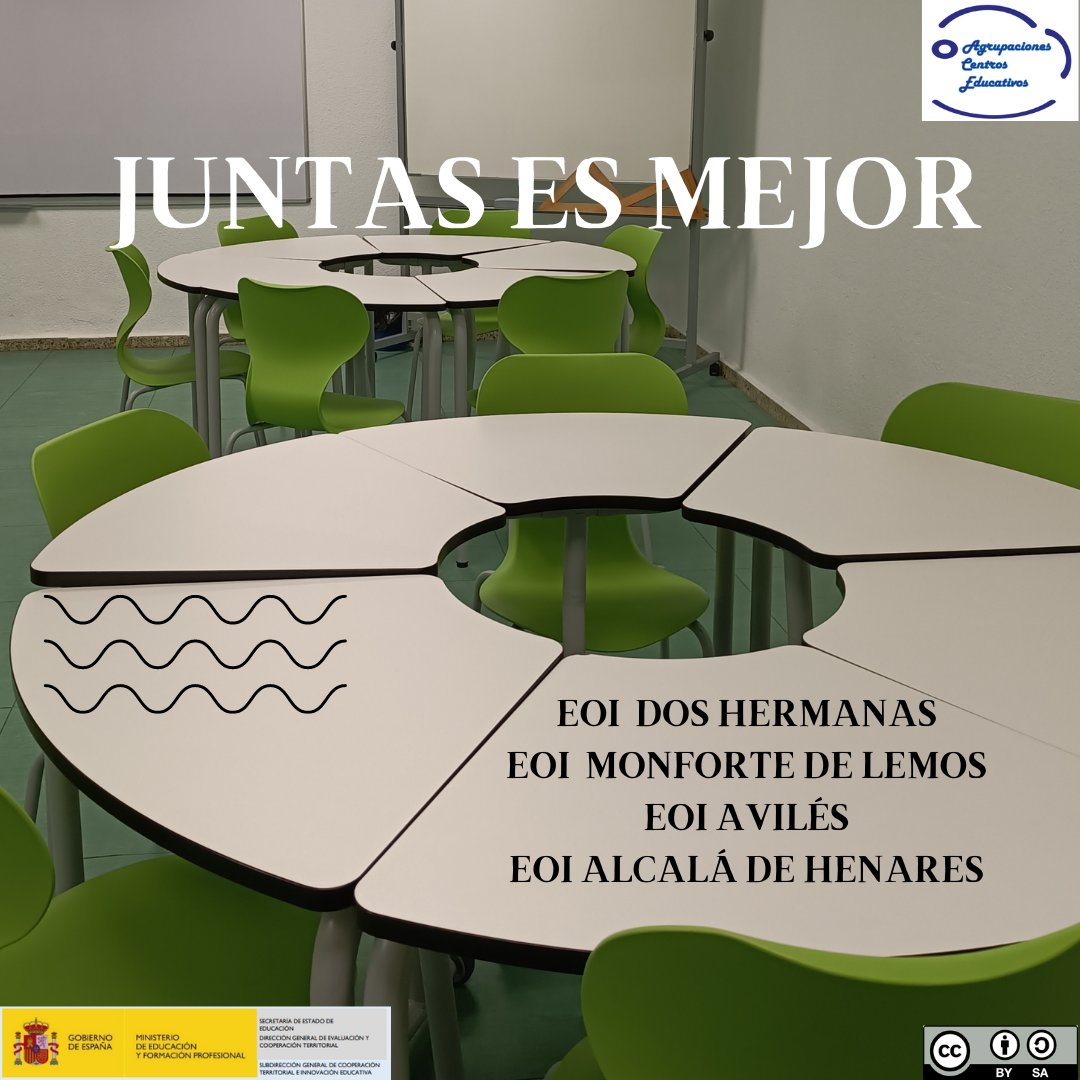 Empezamos las andanzas de la #Agrupación de #EOI con @eoi2h @EoiMonforte y #eoiavilés #DUA #Inclusión #AtenciónalaDiversidad gracias a @educaciongob