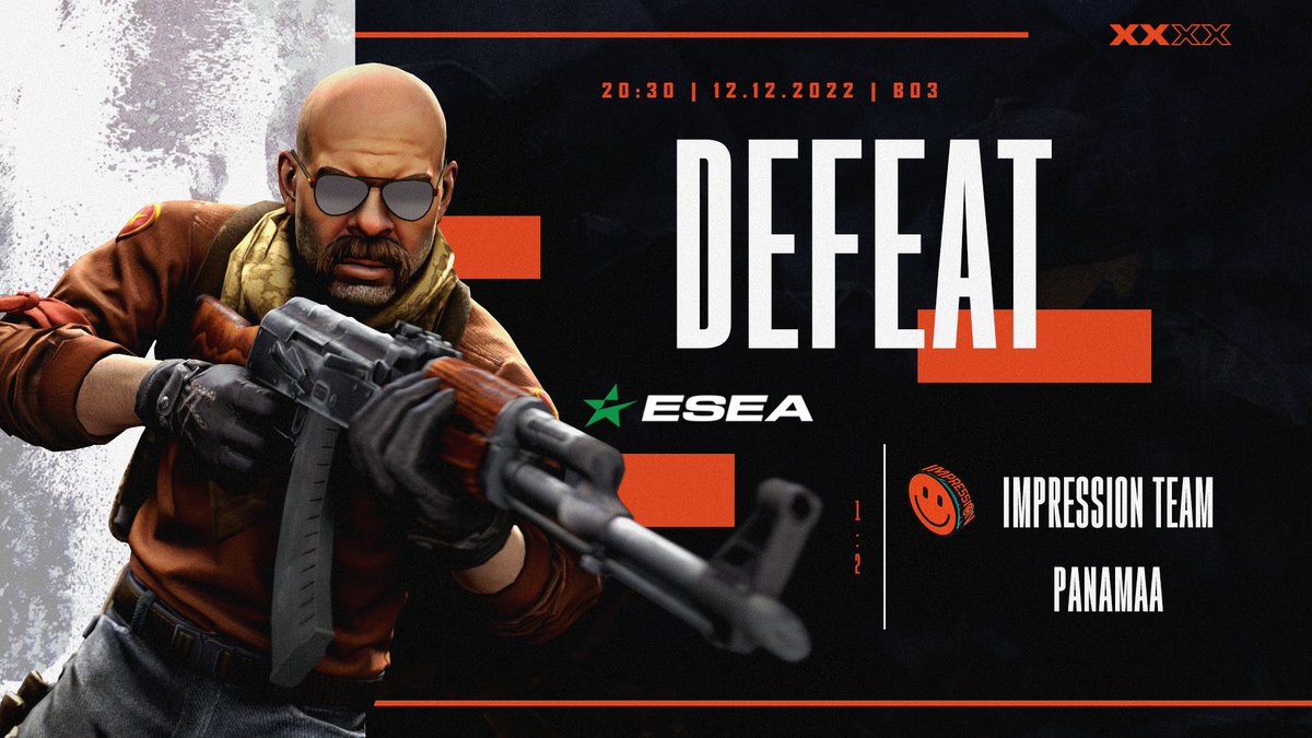 Impression (@impressiontim) on Twitter photo 6,5 h - tyle trwała nasza batalia o awans do kolejnej rundy play-offów <a href="/ESEA/">ESEA League</a> Intermediate.
Niestety, ale tym razem polegliśmy i odpadamy z walki o <a href="/ESEA/">ESEA League</a> Advanced. 6,5 h - tyle trwała nasza batalia o awans do kolejnej rundy play-offów <a href="/ESEA/">ESEA League</a> Intermediate.
Niestety, ale tym razem polegliśmy i odpadamy z walki o <a href="/ESEA/">ESEA League</a> Advanced.