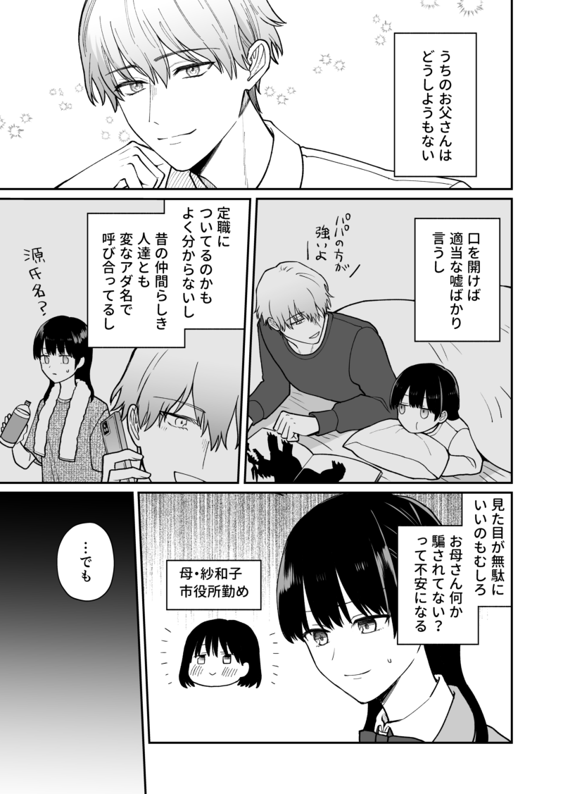 【創作】どうしようもないお父さんの話1/2 