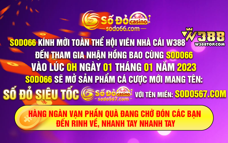 w388top's tweet photo. NHÀ CÁI SỐ ĐỎ GỬI THIỆP MỜI NHẬN LÌ XÌ ĐẦU NĂM 2023💎
✨Vừa nhận lì xì đầu năm mới lộc  lá, vừa có thể tham gia trải nghiệm XỔ SỐ SIÊU TỐC MỚI tại Sodo66🤩
‼️Đừng quên nhận 128k từ W388 >>https://t.co/dI4ly9c7sJ
#sodo66lixidaunam #sodo66phathongbao #w388 https://t.co/BJ6TMWLfpN