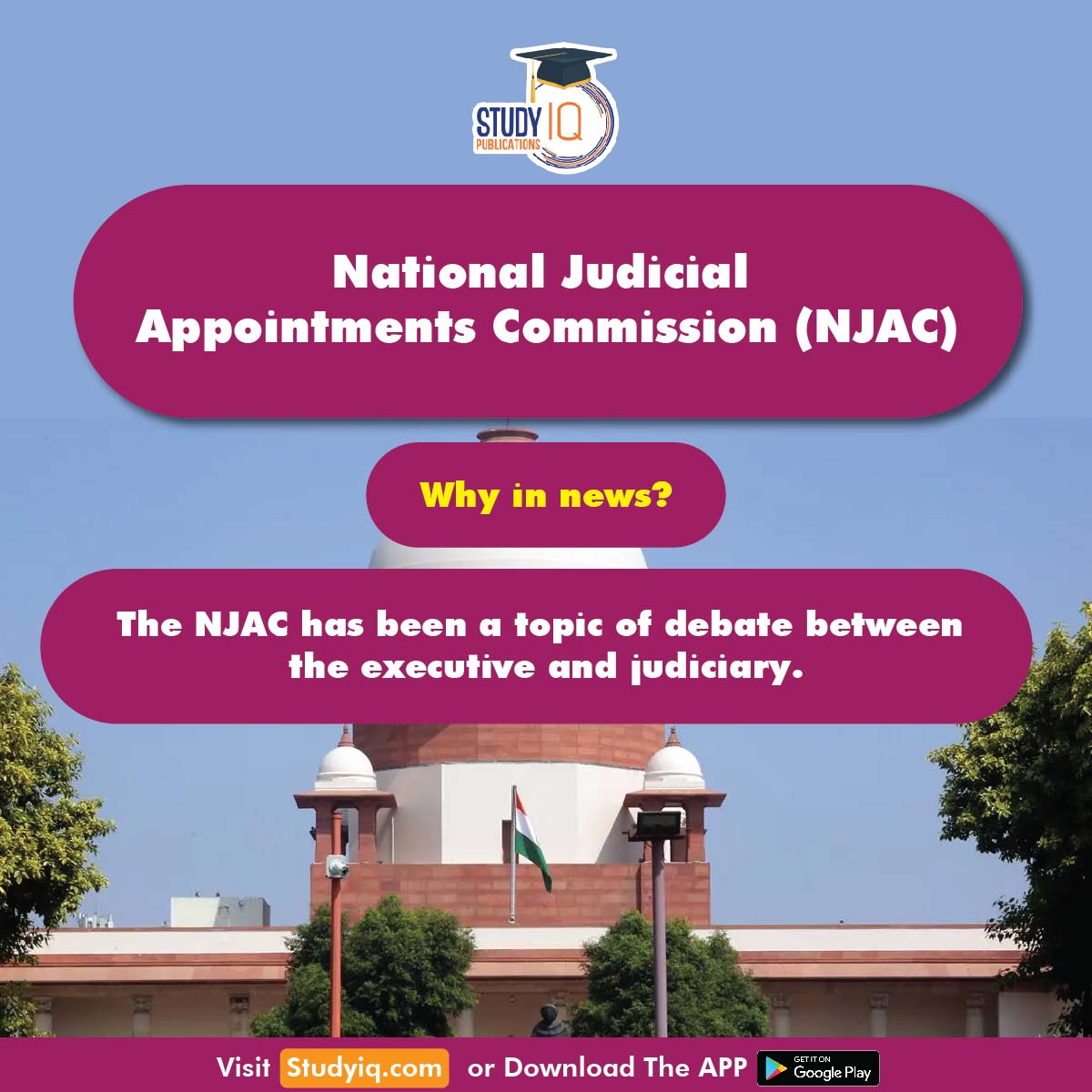 upsciq's tweet photo. National Judicial Appointments Commission (NJAC)
#national #judicial #appointmentscommission #njac #whyinnews #judiciary #executive #constitutionamendmentact #article124a #supremecourt #highcourts #parliament #chiefjusticeofindia #supremecourtjudges #unionmembersoflaw #justice https://t.co/15Axkm7ipT