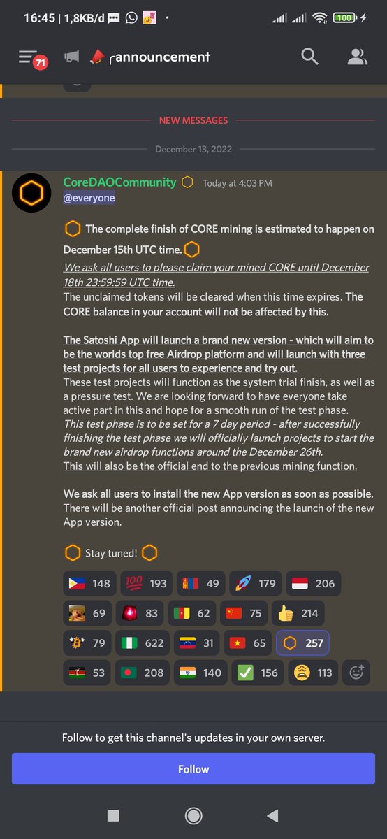 Black_Sathosi's tweet photo. Announcement πππ
@Coredao_Org #CoreDAO #CORE #MAINET #BackCore https://t.co/5oZGGzRnl5