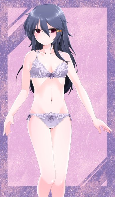 大きい画像でよく見たい人向けなんやかんや ウズメと名無子の下着モード その子が選びそうなランジェリーデザイン考えるの結構好きですよ 