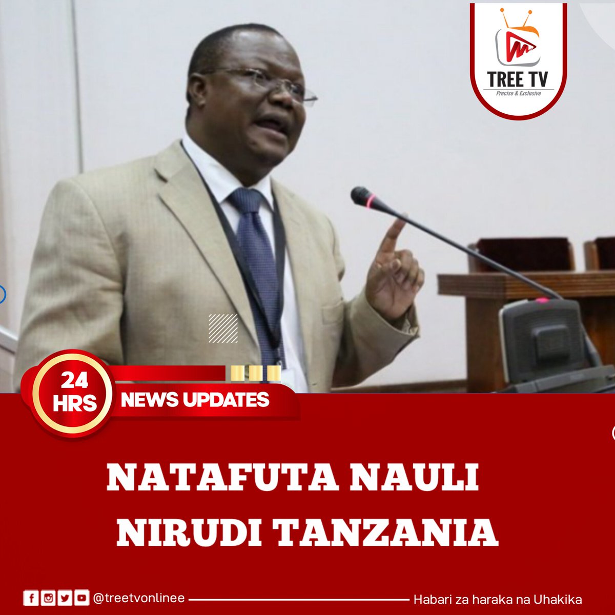 lepadreTZ's tweet photo. "Kuhusu hili la mikutano ya hadhara linakuja tu, hatujalisahau, ngoja nitafute nauli nirudi Tanzania, tutafanya mikutano ya hadhara watake wasitake maana ni haki yetu ya kisheria"
@TunduALissu
#treenews https://t.co/A781qRTQgf