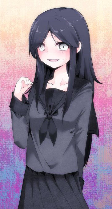 ヘアアイロンとスタイリング剤借りて擬態モードな名無子ちゃん 慣れないことしてわりと照れている表情とかなんとか 