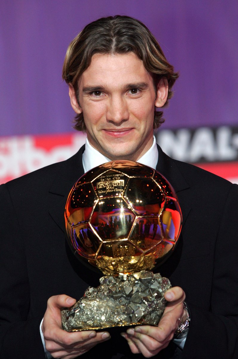 Shevchenko wins Ballon d'Or, #OTD in 2004 🥇

#UCL