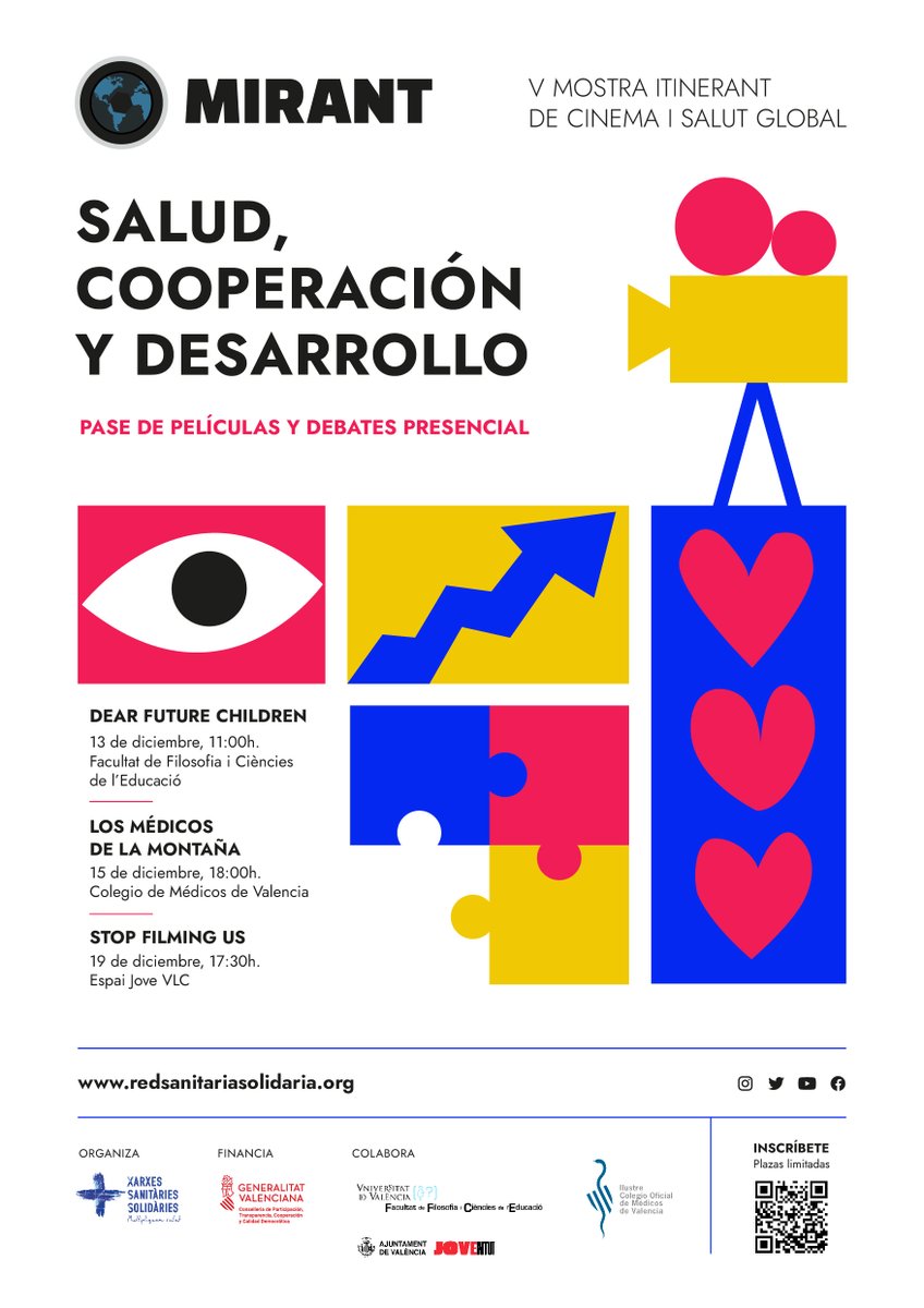 cregarla's tweet photo. En #DearFutureChildren conoceremos la historia de tres jóvenes mujeres activistas en Hong Kong, Chile y Uganda que lidian con las consecuencias personales de su #activismo.
#MirantV con @RedSanitaria 
Ahora a las 11h en Facultad Filosofía y CC de la Educación @UV_EG #VALENCIA https://t.co/TojM6aTPsI
