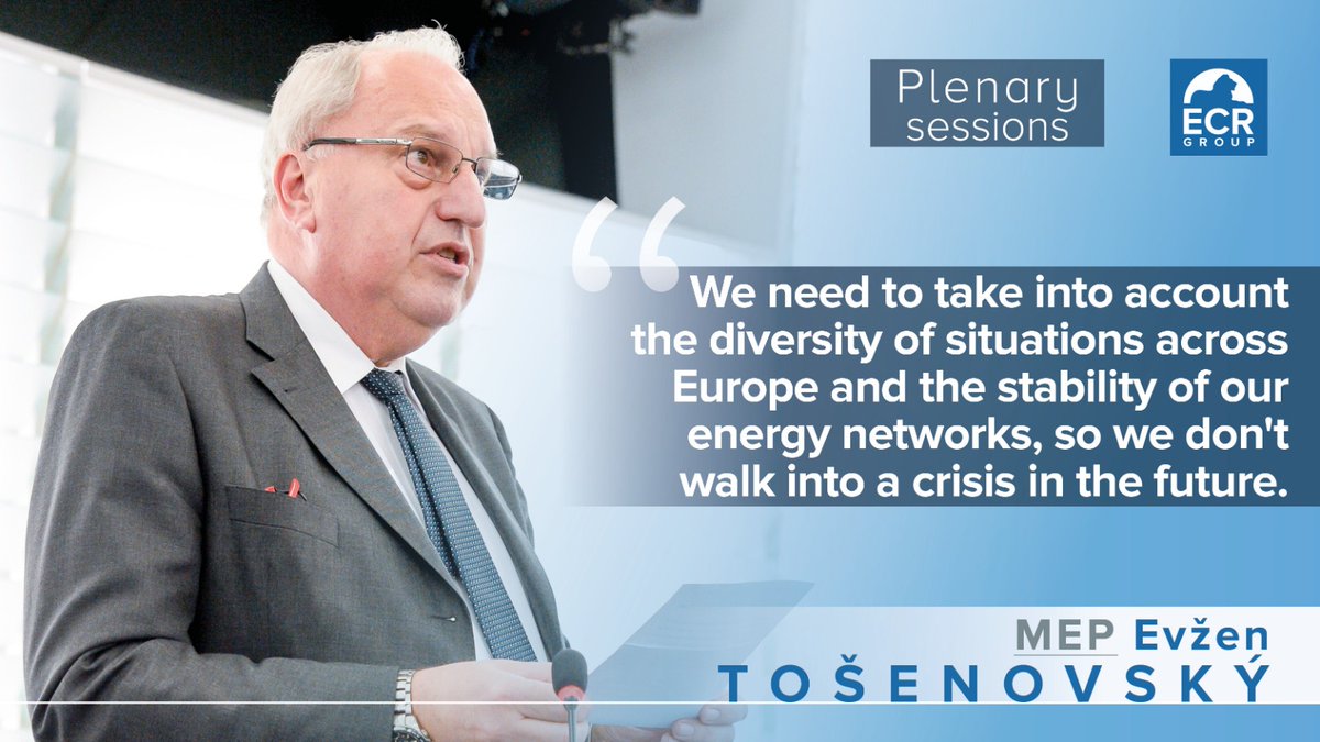 ⚡️ 'The main aim has to be to reduce the administrative burden for renewable energy production', 🗣 MEP @EvzenTosenovsky in the #EPlenary debate on renewable energy, energy performance of buildings and energy efficiency directives. #REPowerEU