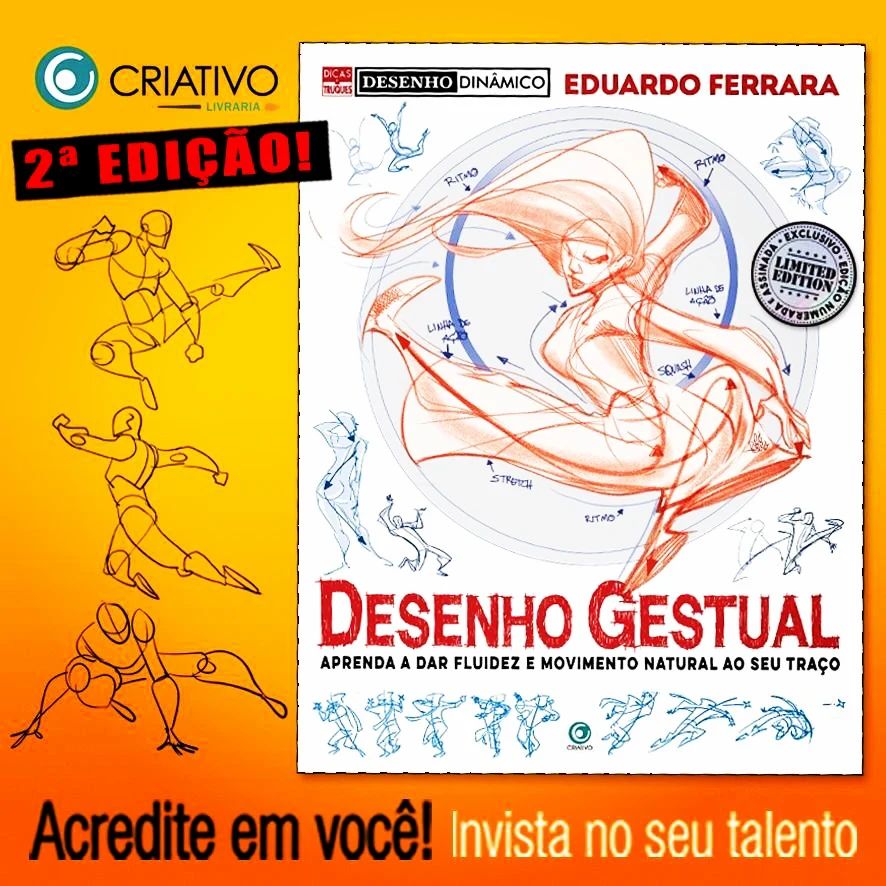 EFerrara's tweet photo. Trabalhando no próximo volume da minha coleção Desenho Dinâmico - Dicas e Truques pela Editora Criativo.
O tema? Arte-Final!
E você já tem o Volume 1 - DESENHO GESTUAL? Aproveite que acabou de ser lançada a 2ª Edição e pode ser adquirida no site da Editora Criativo!
Abração! https://t.co/Qysce5rLjN