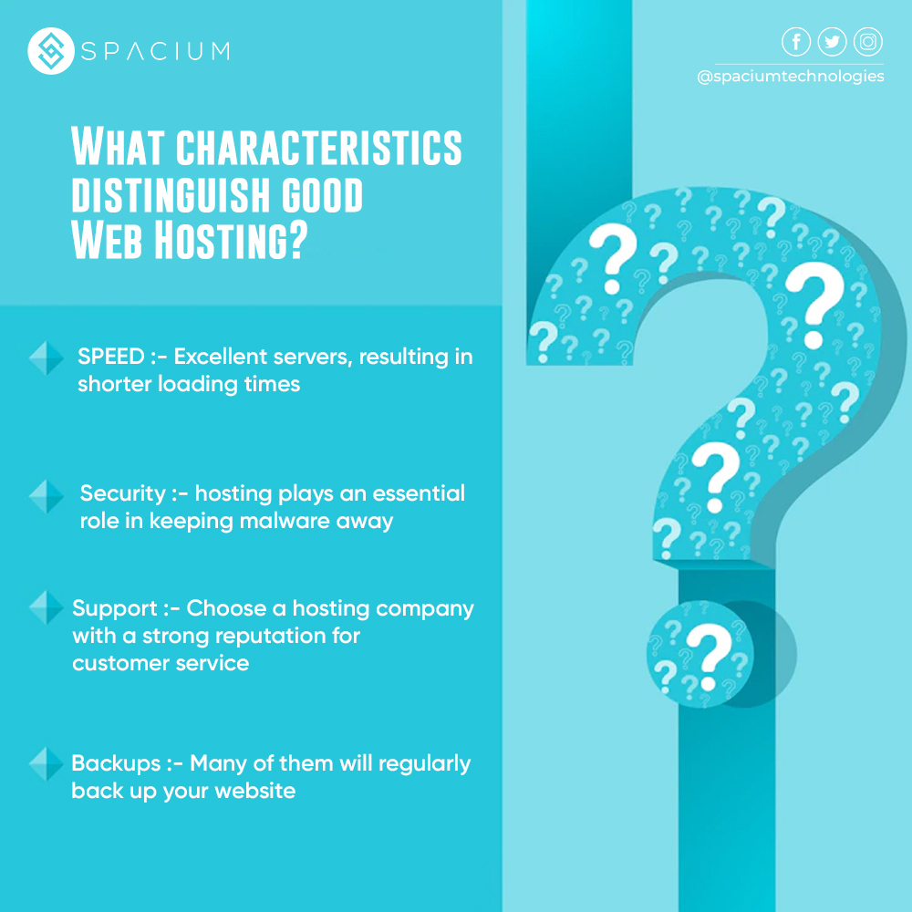 spaciumofficial's tweet photo. What Characteristics Distinguish Good Web Hosting?
#spacium #spaciumtechnologies #hosting #webhosting  #Website #Host #Domain #Web3 #Webdesigner #YesBank #technology #Host #marketing #business  #cloudhosting #Tuesday #tuesdayvibe #Trending #TrendingNow #Explore https://t.co/oUxu9W8wpv