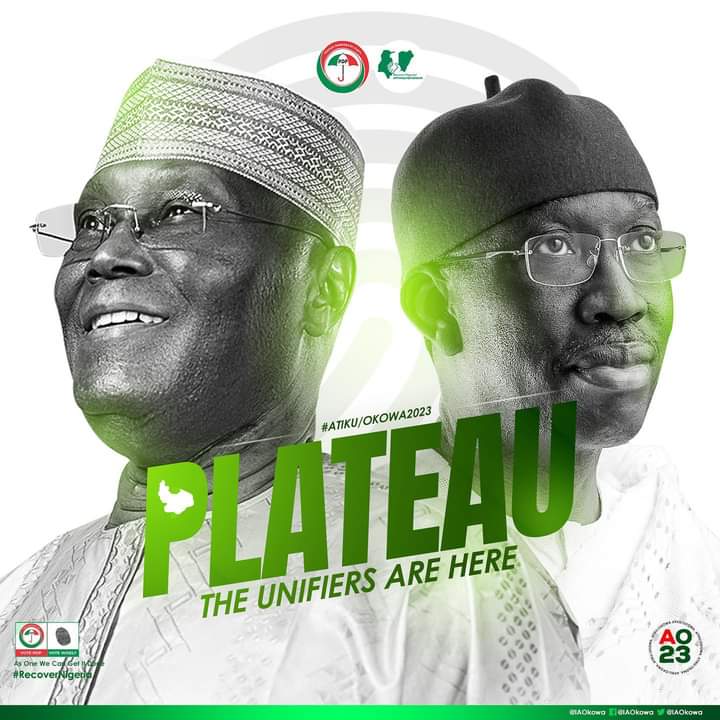 omoghenedennis's tweet photo. Today, we are bringing the #RecoveryMessage to the Home of Peace and Tourism. Today, we will #RecoverPlateau at the #JosPDPRally!
-Dr. Ifeanyi Okowa
#RecoverNigeria
#Okowalition https://t.co/9pMtW04rR1