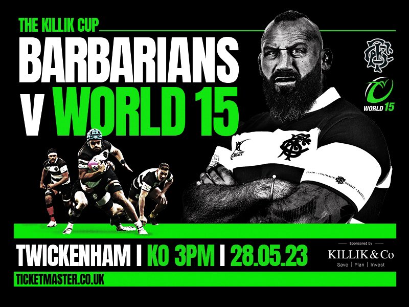 NEWS 🗞️ The @KillikandCo 🏆 will be against a World XV 🌍 at Twickenham Stadium next year 👌 BUT it gets even better… #Baabaas will be coached by EDDIE JONES 🤩 …And the World XV by STEVE HANSEN 😎 #KillikCup #rugby