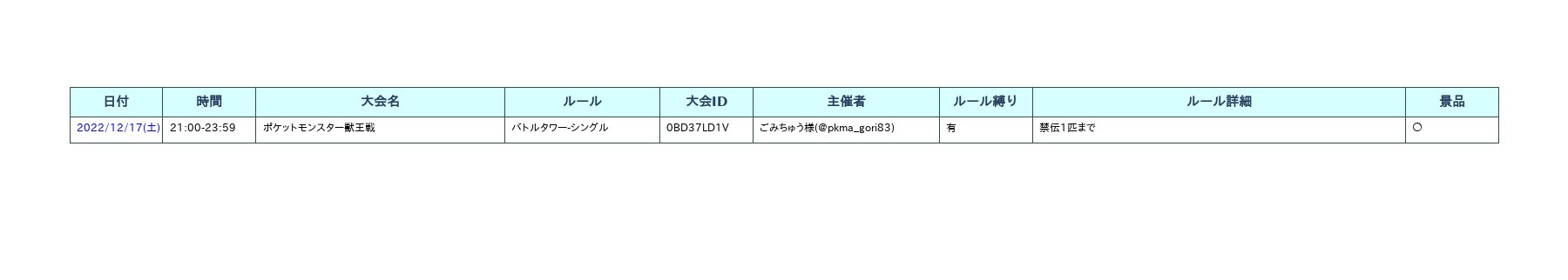 ポケモン剣盾仲間大会まとめ Fri Comp Info Twitter