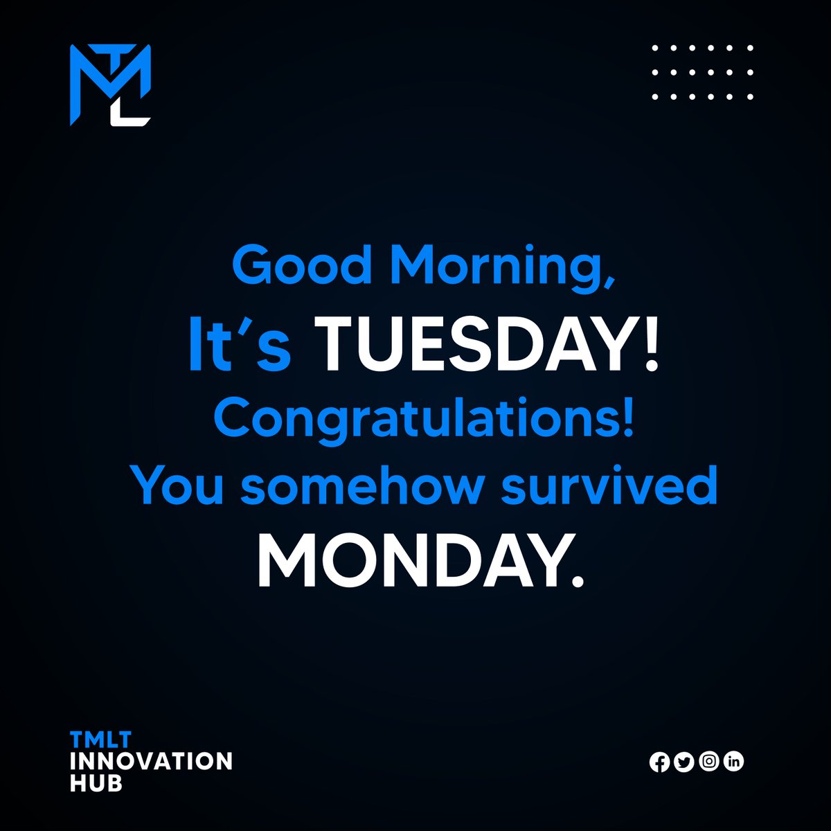 themedialanders's tweet photo. Hey there, Good morning, It's Tuesday again.

#tmlt #themedialanders #teamwork #contentcreator #knack #CoreDAO Regina Zinoleesky https://t.co/VCxaJBAD8q
