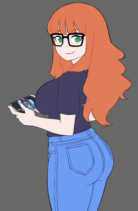 [OC] shes gaming 