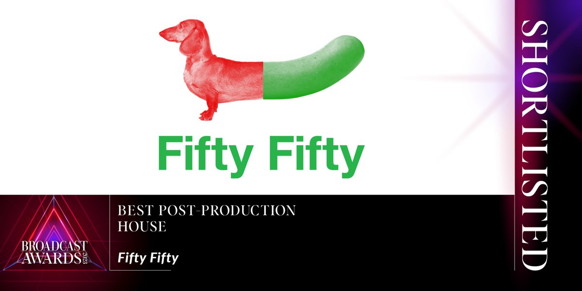 Shortlisted for Best Post-Production House is – <a href="/FiftyFiftyPost/">Fifty Fifty</a> bit.ly/BA23Shortlist #BA23