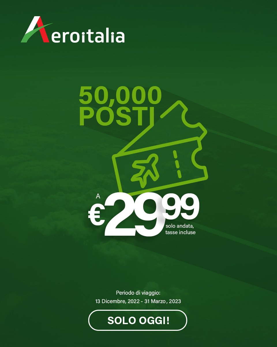 Aeroitalia #offerta #offerte #promo #promozioni #volare #aereoporto #europa #businessinvolo #vacation #vacanze #vacanzeitaliane #italiainvolo #italia #italy
