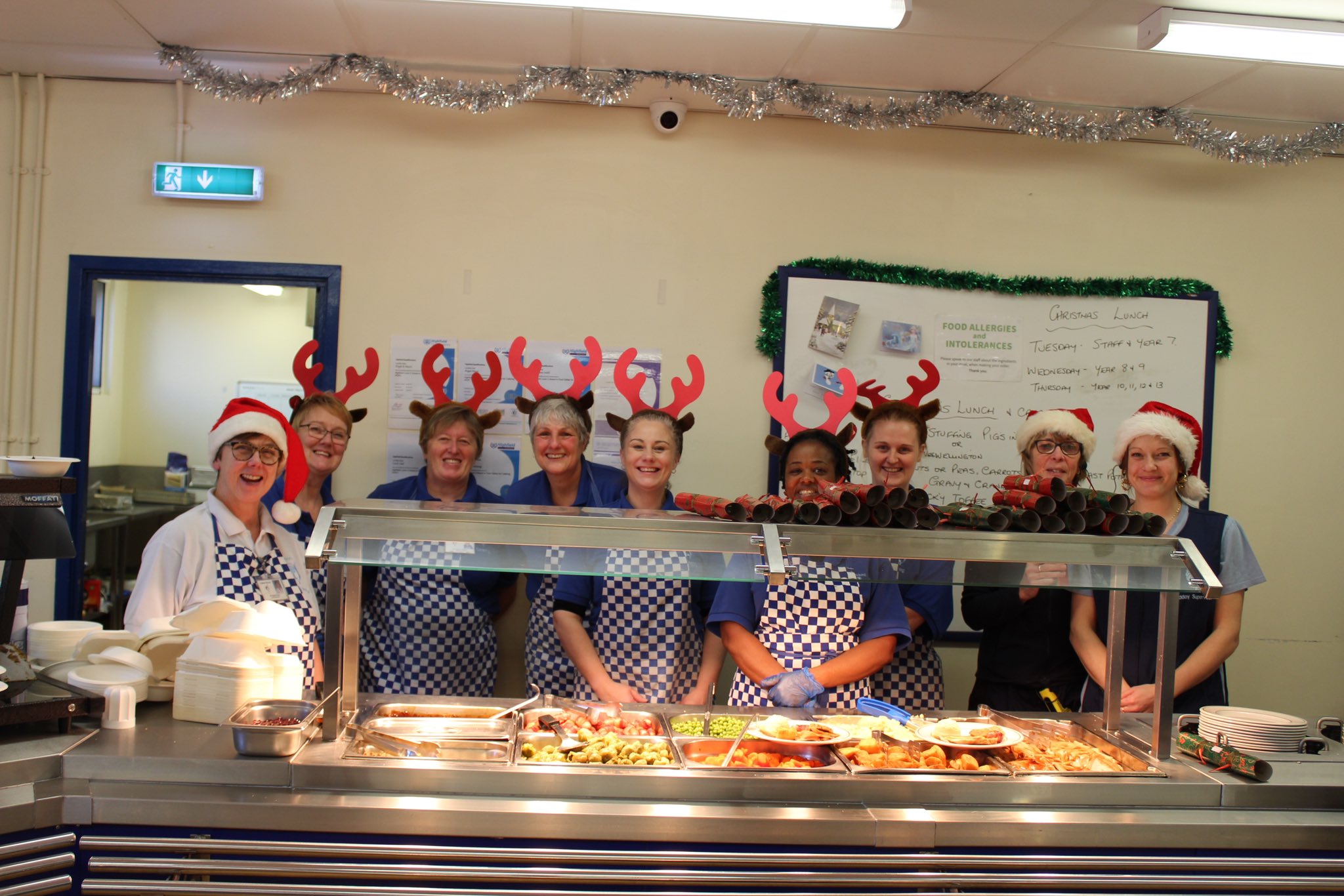 Caldew School on Twitter "Our amazing dinner ladies are serving three