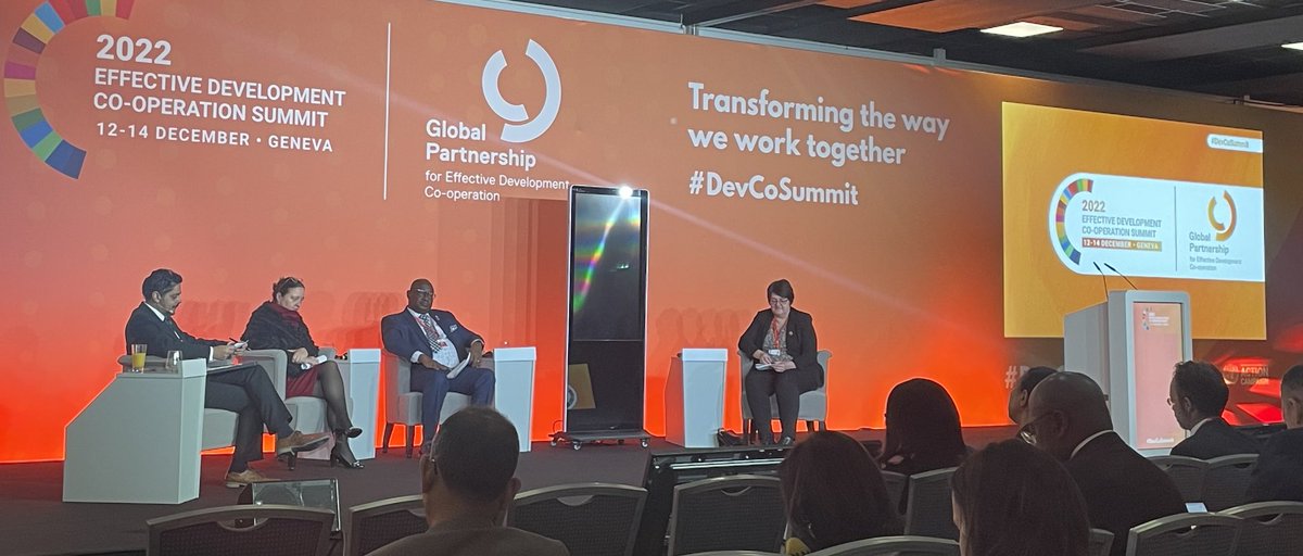 .⁦<a href="/rahulmalparis/">Rahul Malhotra</a>⁩ ⁦<a href="/OECD/">OECD ➡️ Better Policies for Better Lives</a>⁩ at #DevCoSummit - Guiding Principles for Managing for Sustainable Development Results an important reference point in fostering collective efforts for sustainable development impact