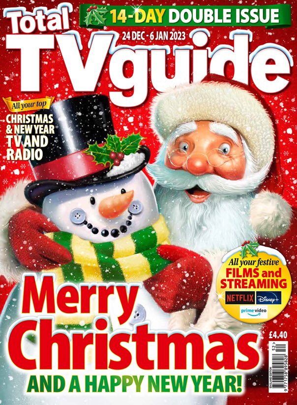 Total TV Guide on Twitter "The doubleweek Christmas issue of Total TV Guide is out now