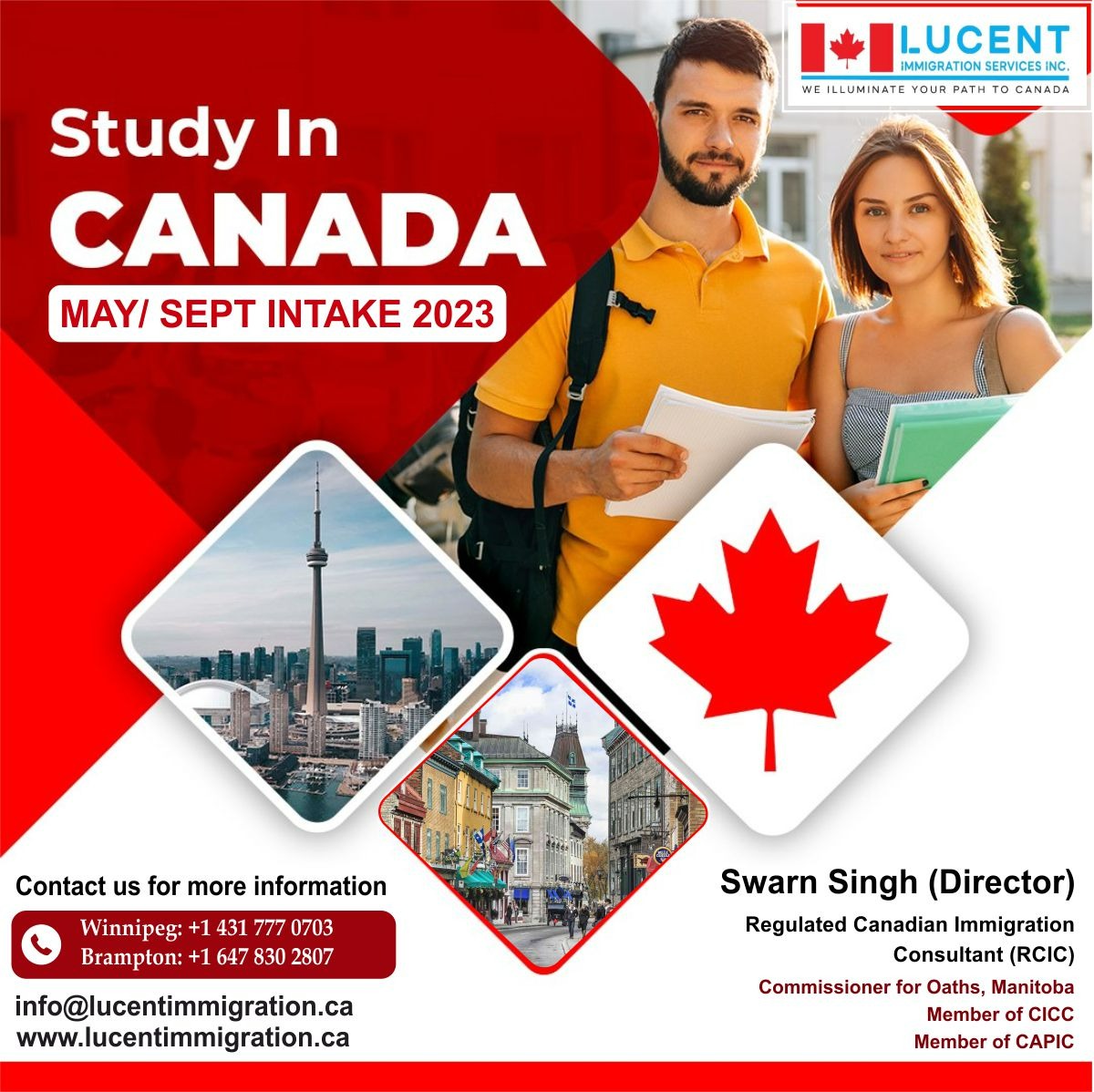 LucentImmi's tweet photo. #Canada #uk #studyinusa #studyabroad #Visitorvisa #internationalstudents #highereducation #india #punjab #lucentimmigration #StudyPermitExtension #openworkpermit https://t.co/4weHhdN4XK