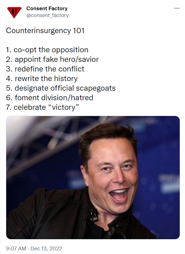 CJHopkins_Z23's tweet image. For some reason, @elonmusk's new free-speech Twitter is hiding this tweet behind a fake "age-restricted adult-content" warning label, so here's a screenshot. Oh, and I'm so looking forward to those #COVID #TwitterFiles!