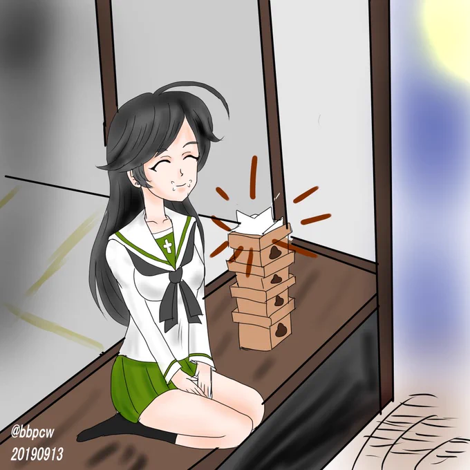 華さんですかねーいっぱい食べる貴女が好きw#お前らガルパンの最初の推し誰だよ 
