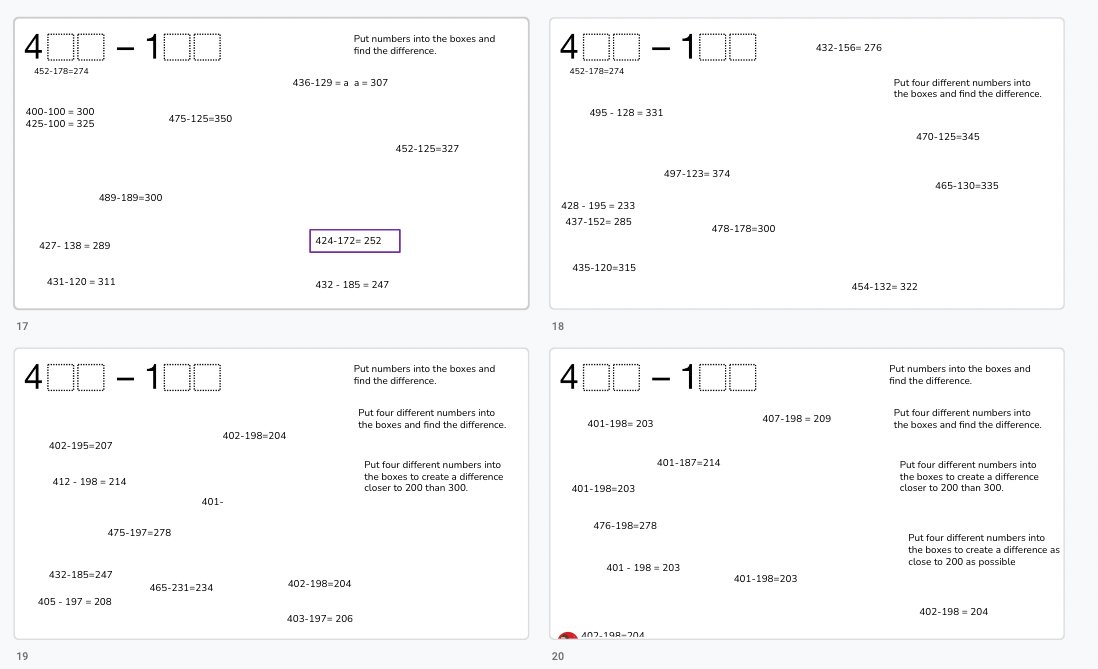RawdingMolly's tweet photo. Another awesome #BecomingMath book discussion! So many great reflections and connections! Teachers are super excited about @openmiddle problems!!
Interactive slides are amazing!
@TracyZager @theresawills https://t.co/d8yWfPSYwY