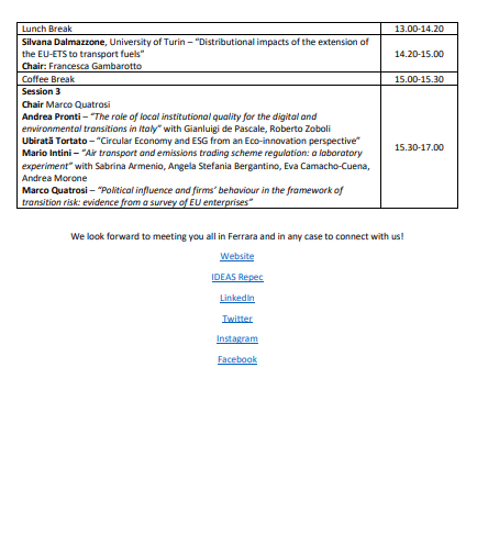#share and #joinus Workshop SEEDS Dec 20 9am-5pm at Aula Magna #DEM <a href="/UniFerrara/">Università Ferrara</a> 
link for registration (online, in presence) lnkd.in/d3NeTfze 👇