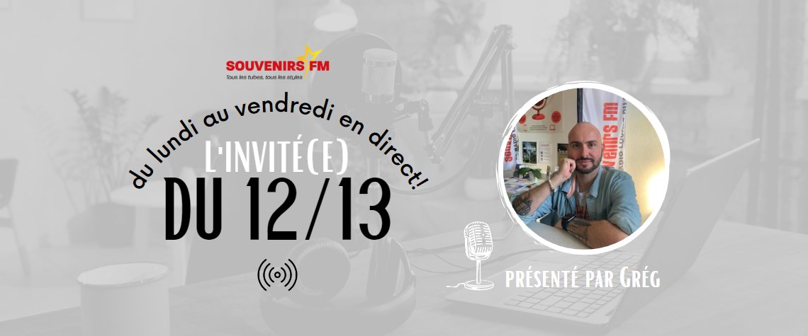 👋 Votre émission L'Invité du 12/13  est en pause la semaine prochaine,

💪 Grég sera de retour le lundi 9 janvier plus en forme que jamais !

🎙 Passez de joyeuses fêtes avec SOUVENIRS FM 88.6 et 97FM ! ✨