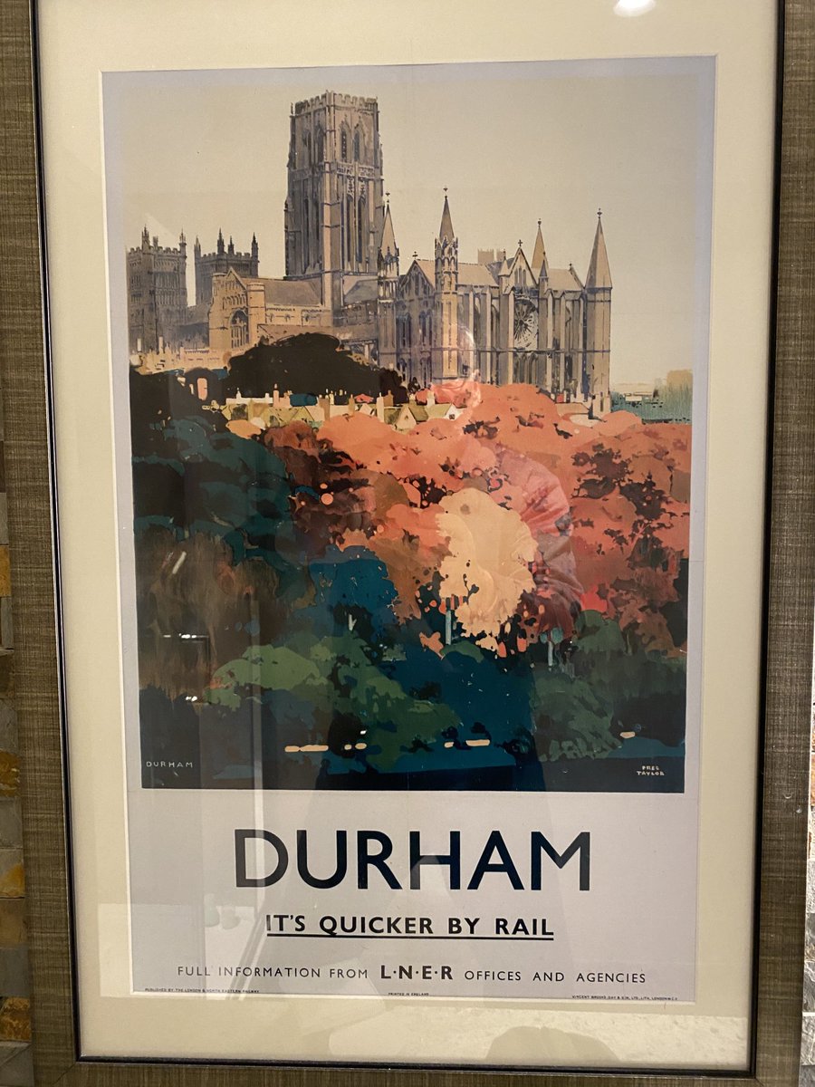 I’m in Durham for #DURBBU Certain amount of irony in this poster in my room!